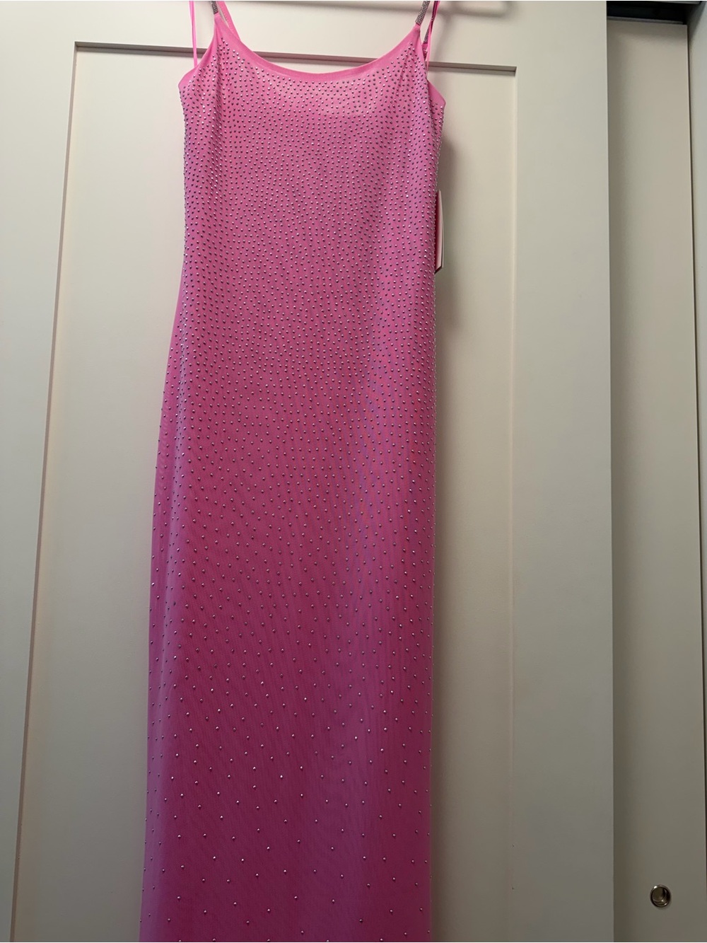 iris Pink Rhinestone-Embellished Dress - Picture 3 of 5